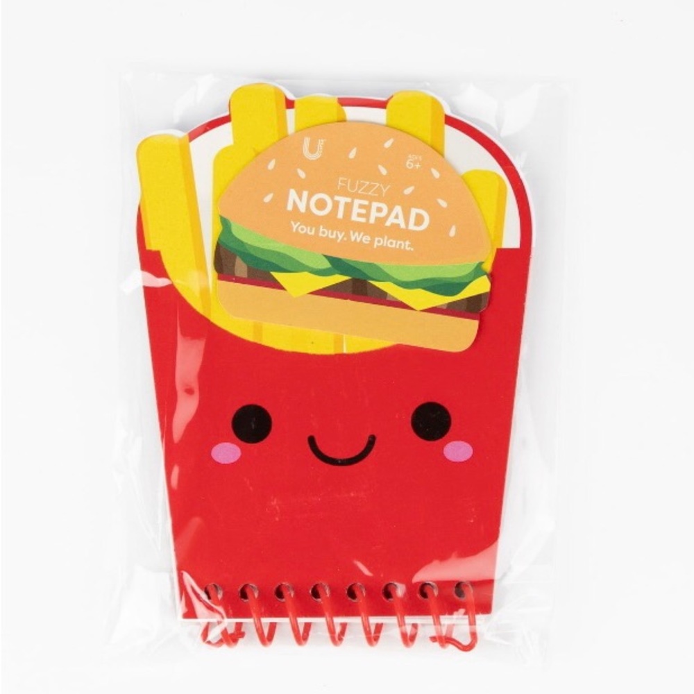 🖤 FUZZY FRENCH FRY NOTEPAD 🖤